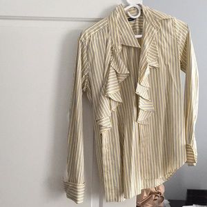 Ralph Lauren sport button up top